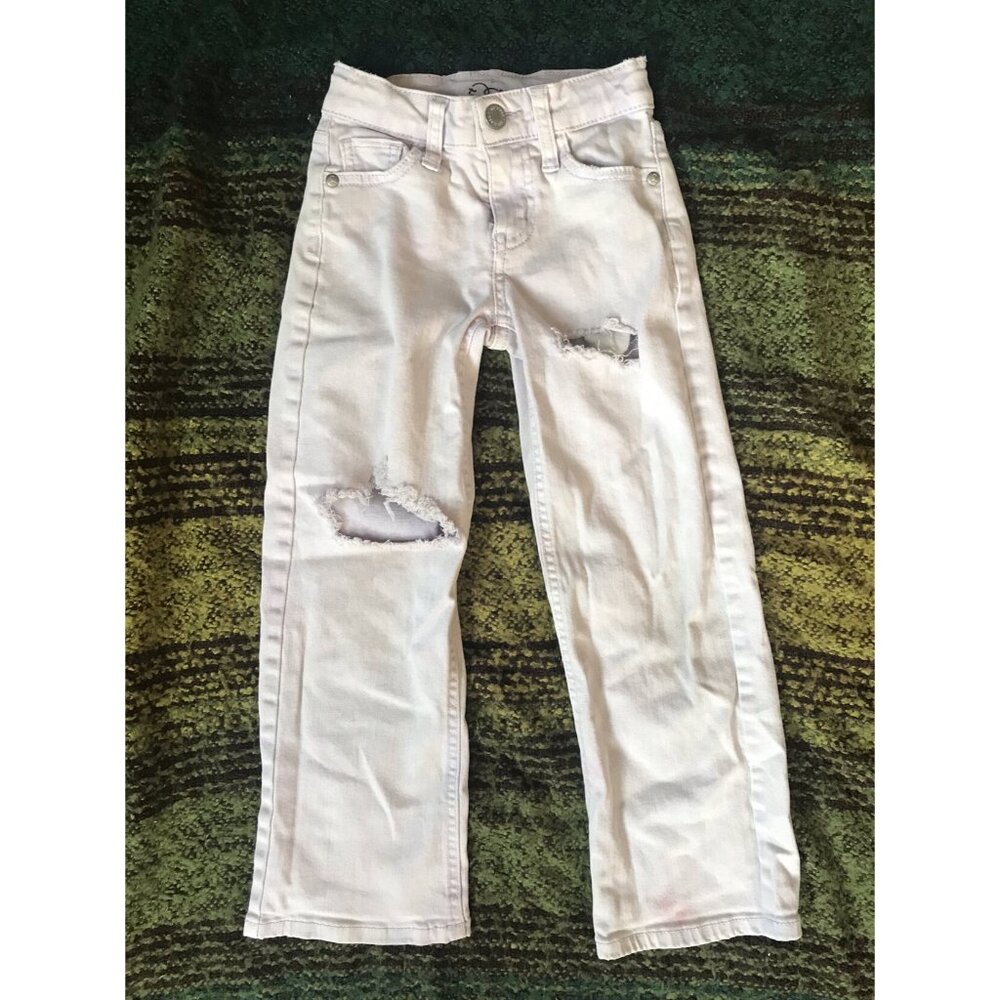 Art Class Lavender Distressed Jeans